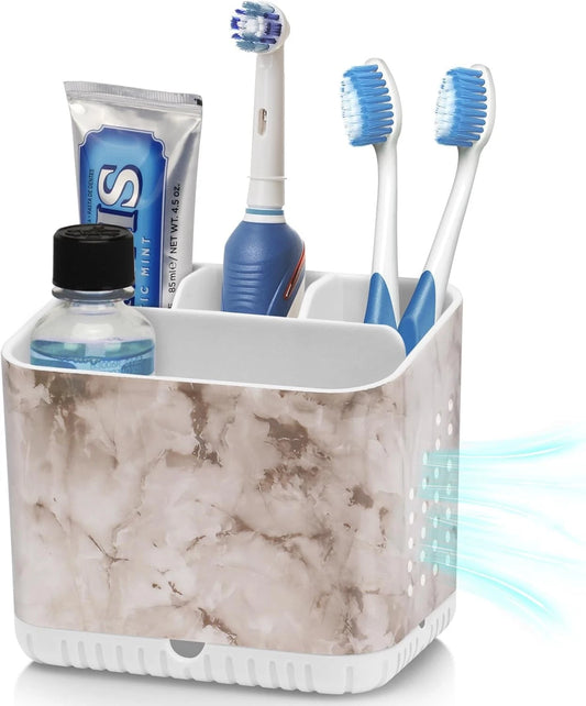 Toothbrush Holders for Bathrooms, Kids Electric Toothbrush and Toothpaste Holder